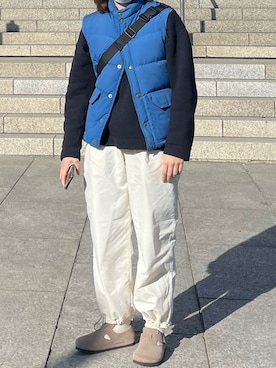 「HELLY HANSEN(ヘリーハンセン)のアイテム」を使った、ji443さん(レディース・158cm)の冬コーディネート