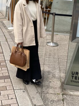 西さん（レディース・162cm）の冬コーディネート