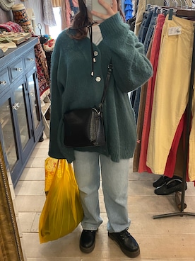 「chocomee（チョコミー）のアイテム（パンツ）」を使った、uuuuka:)さん（レディース・153cm）の春コーディネート