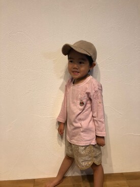 「Birthday（バースデイ）のアイテム」を使った、sakuuu.fuuuさん（メンズ・90cm）の秋コーディネート