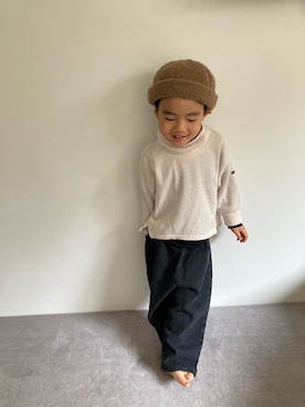 「FITH（フィス）のアイテム（トップス）」を使った、sakuuu.fuuuさん（キッズ・110cm）の秋コーディネート