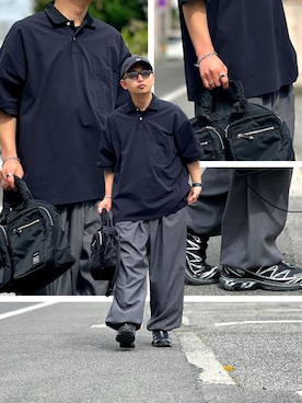 「TOGA（トーガ）のアイテム」を使った、槙野さん（メンズ・173cm）の春コーディネート