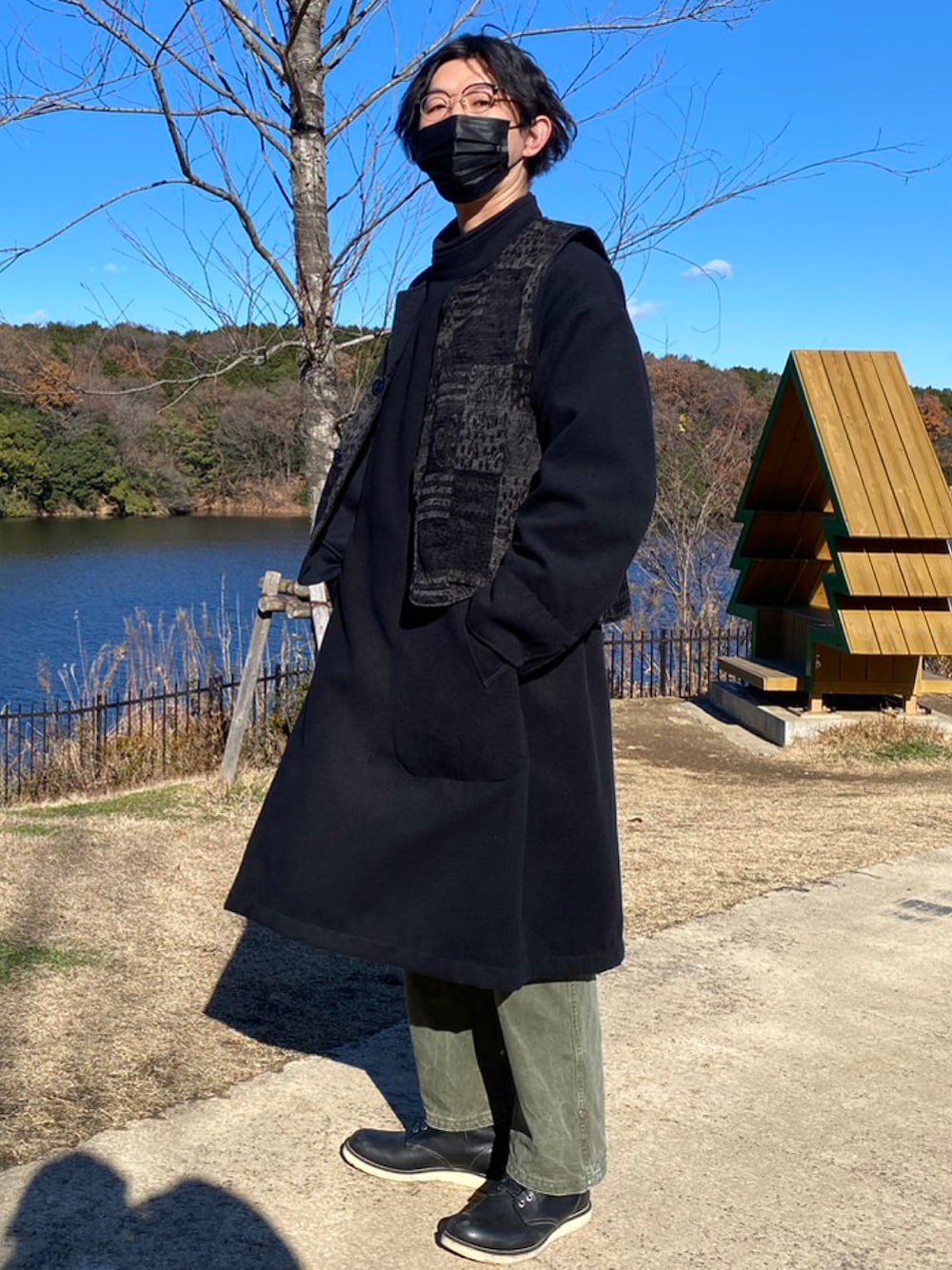 Engineered Garmentsのモッズコートを使った人気ファッション