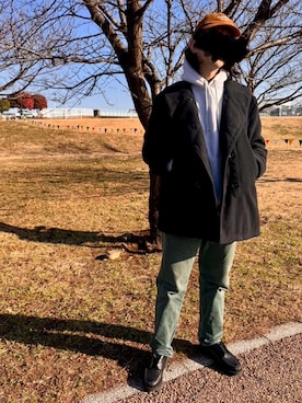 「CAMBER（キャンバー）のアイテム」を使った、ぴさん（メンズ・182cm）の冬コーディネート