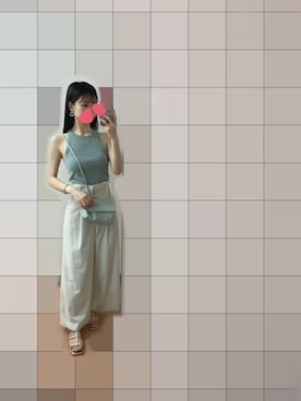 「PLST（プラステ）のアイテム」を使った、みっちさん（骨格ウェーブ・レディース・166cm）の夏コーディネート
