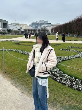 「GORGE（ゴージ）のアイテム」を使った、Annaさん（レディース・158cm）の冬コーディネート