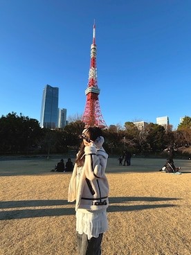 「GORGE（ゴージ）のアイテム」を使った、Annaさん（レディース・158cm）の冬コーディネート