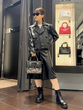 「armaniexchange」｜myuさん（レディース・157cm）の秋コーディネート