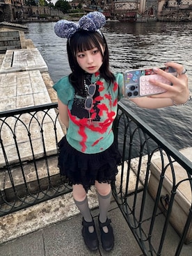 「grounds（グラウンズ）のアイテム」を使った、hananochan1013さん（レディース・165cm）の夏コーディネート