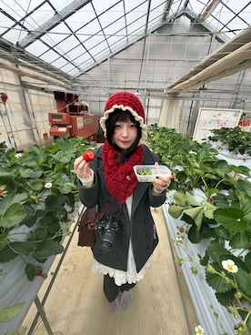 「Chikashitsu +（チカシツプラス）のアイテム（スラックス）」を使った、hananochan1013さん（レディース・165cm）の春コーディネート