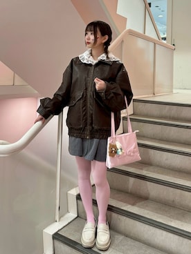 「idem（イデム）のアイテム」を使った、meroさん（レディース・148cm）の冬コーディネート