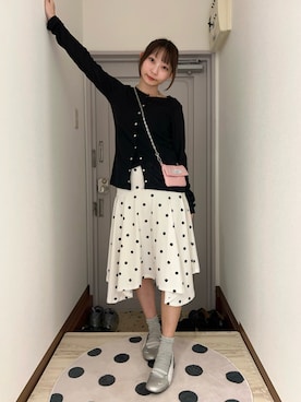 「Smyeon（スミョン）のアイテム」を使った、meriさん（レディース・148cm）の春コーディネート