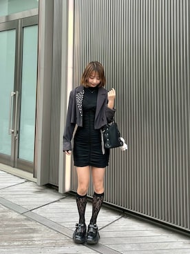 「アイテム（ドレス）」を使った、meroさん（レディース・148cm）の秋コーディネート