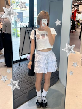 「アイテム（スカート）」を使った、meroさん（骨格ナチュラル・レディース・148cm）の夏コーディネート