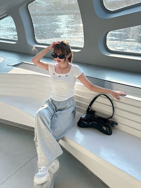 「DIESEL（ディーゼル）のアイテム」を使った、meroさん（レディース・148cm）の秋コーディネート