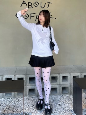 「grounds（グラウンズ）のアイテム（シューズ）」を使った、meriさん（レディース・148cm）の春コーディネート