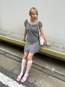 「idem（イデム）のアイテム（バッグ）」を使った、meriさん（レディース・148cm）の夏コーディネート