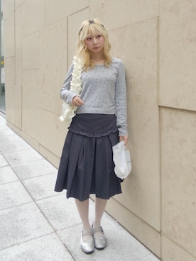 「idem（イデム）のアイテム（トップス）」を使った、meriさん（レディース・148cm）の秋コーディネート