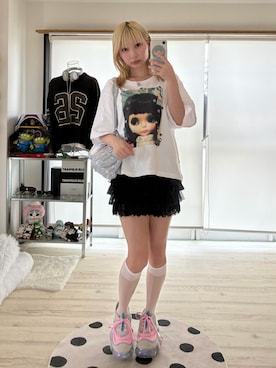 「grounds（グラウンズ）のアイテム」を使った、meriさん（レディース・148cm）の夏コーディネート