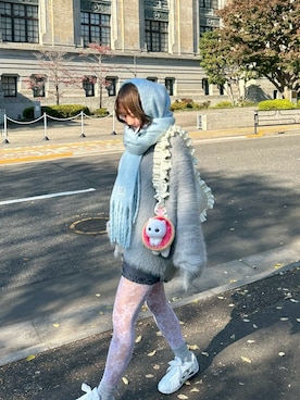 「アイテム（タイツ/ストッキング）」を使った、meroさん（レディース・148cm）の秋コーディネート