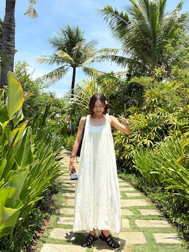 「leimn（レイムン）のアイテム」を使った、y__i97さん（レディース・163cm）の夏コーディネート