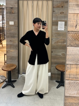 「アイテム（パンツ）」を使った、miyuki koikeさん（レディース・156cm）の冬コーディネート