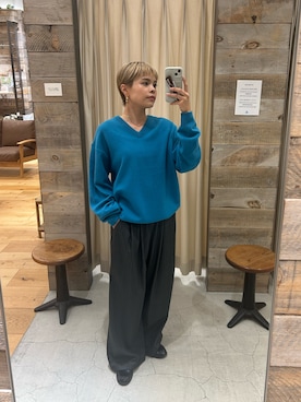 「アイテム（シューズ）」を使った、miyuki koikeさん（レディース・156cm）の秋コーディネート