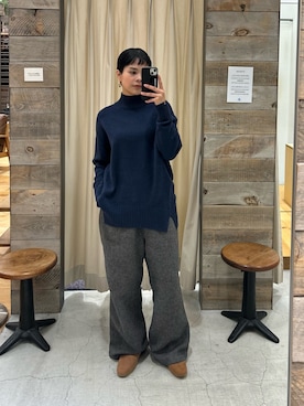 「アイテム（シューズ）」を使った、miyuki koikeさん（レディース・156cm）の冬コーディネート