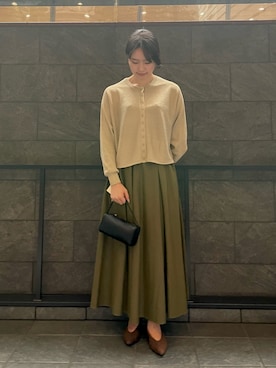「アイテム（パンプス）」を使った、maiさん（レディース・164cm）の秋コーディネート