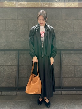 「アイテム（その他アウター）」を使った、maiさん（レディース・164cm）の秋コーディネート