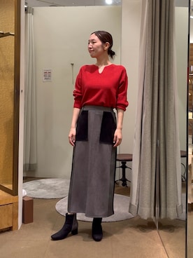 つっちぃさん（レディース・168cm）の秋コーディネート