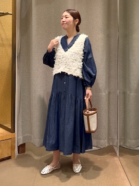 つっちぃさん（レディース・168cm）の春コーディネート