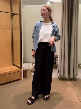 つっちぃさん（レディース・168cm）の夏コーディネート