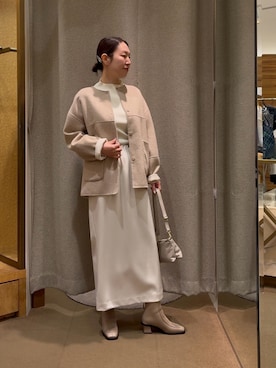 つっちぃさん（レディース・168cm）の冬コーディネート