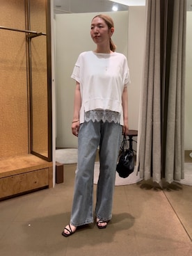 つっちぃさん(レディース・168cm)の夏コーディネート