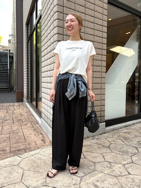つっちぃさん(レディース・168cm)の夏コーディネート