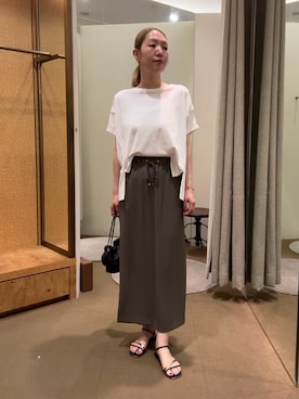 つっちぃさん(レディース・168cm)の夏コーディネート