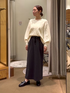 つっちぃさん（レディース・168cm）の秋コーディネート