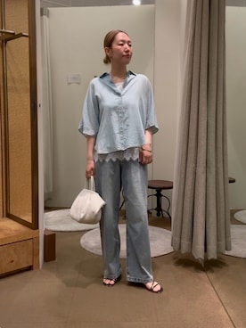 つっちぃさん(レディース・168cm)の夏コーディネート