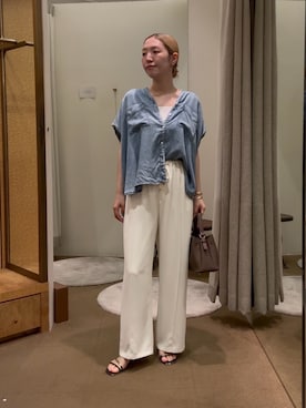 つっちぃさん（レディース・168cm）の夏コーディネート
