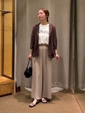 つっちぃさん(レディース・168cm)の春コーディネート