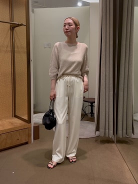 「ワントーンスタイル」｜つっちぃさん（レディース・168cm）の夏コーディネート
