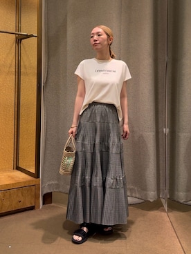 つっちぃさん(レディース・168cm)の夏コーディネート