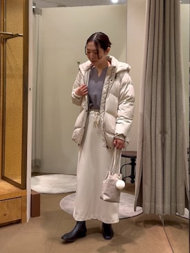 つっちぃさん(レディース・168cm)の冬コーディネート