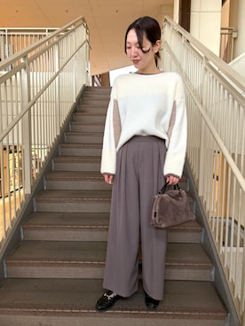 つっちぃさん（レディース・168cm）の冬コーディネート