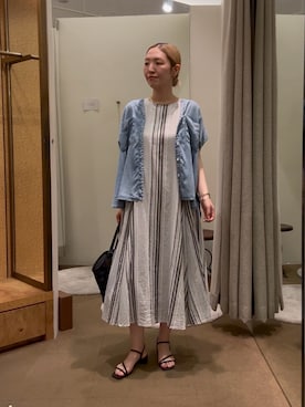 つっちぃさん(レディース・168cm)の夏コーディネート