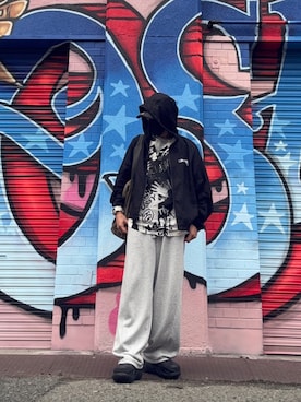 「crocs（クロックス）のアイテム（サンダル）」を使った、akitakoさん（メンズ・168cm）の冬コーディネート