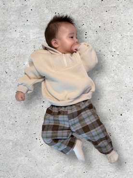 「アイテム（ママ＆ベビー）」を使った、_3734g_さん（キッズ・70cm）の秋コーディネート