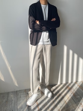MONSIEUR NICOLEさん(メンズ・175cm)の秋コーディネート