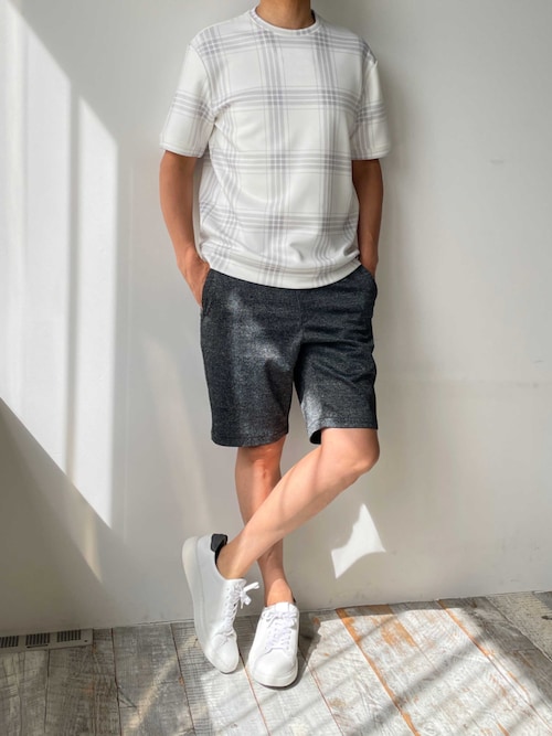 ダークシャドーグレンチェック ショートパンツ（その他パンツ
